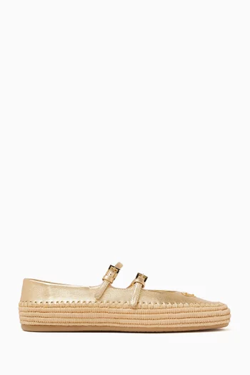 Mordoré Ballerina Flats in Nappa Leather