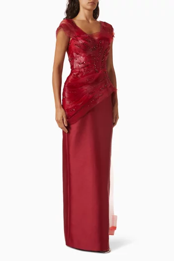 Kalina Gown in Tulle & Taffeta