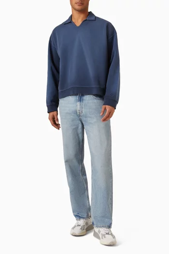 Everyday Polo Sweatshirt in Cotton