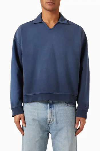Everyday Polo Sweatshirt in Cotton