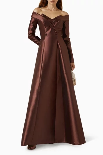 Off-shoulder Gown