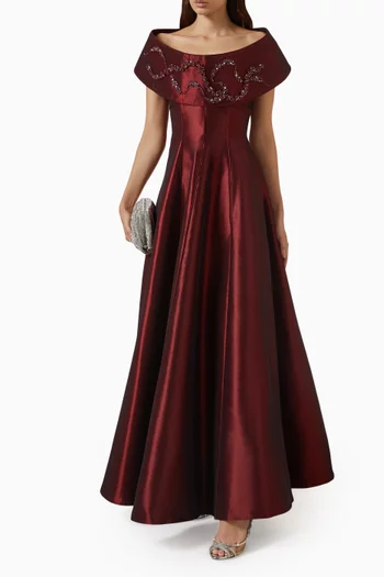 Bead-embellished Gown