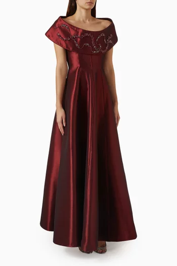 Bead-embellished Gown
