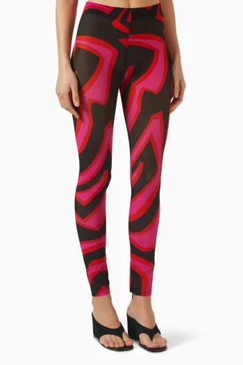 Printed Leggings in Lycra