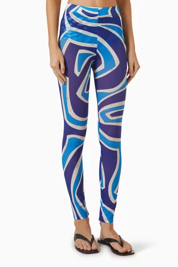 Printed Leggings in Lycra