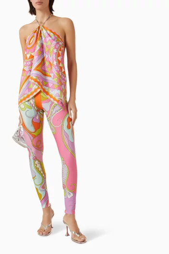 Printed Leggings in Lycra