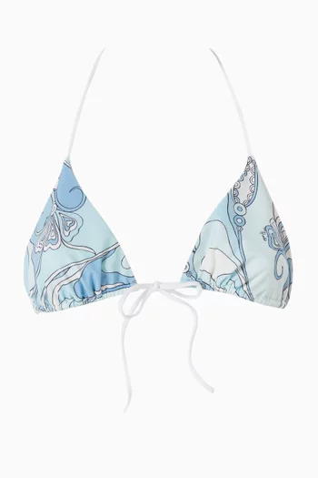 Printed Bikini Top