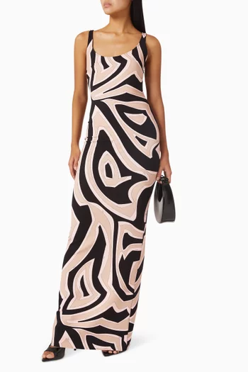 Labirinto-print Dress
