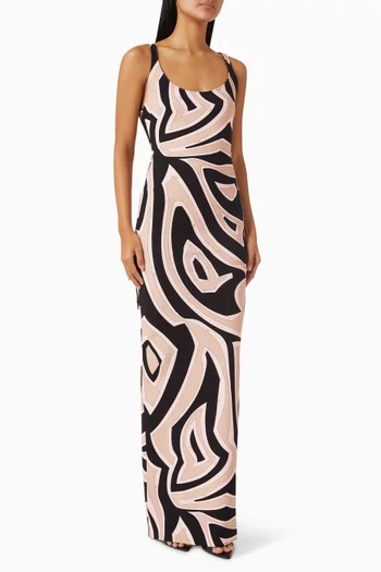 Labirinto-print Dress