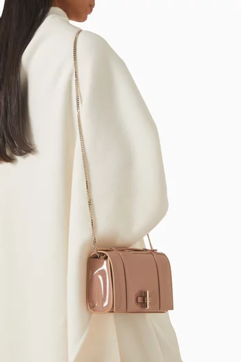 Small May Clutch Bag in Patent Leather