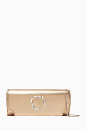 Vivien Clutch in Metallic Nappa