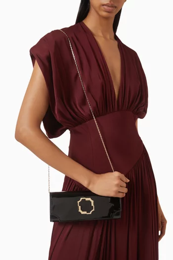 Vivien Clutch in Patent Leather