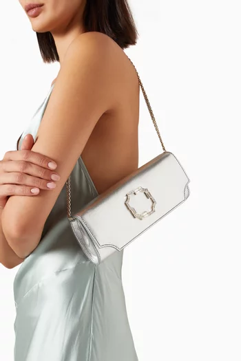 Vivien Clutch in Metallic Nappa