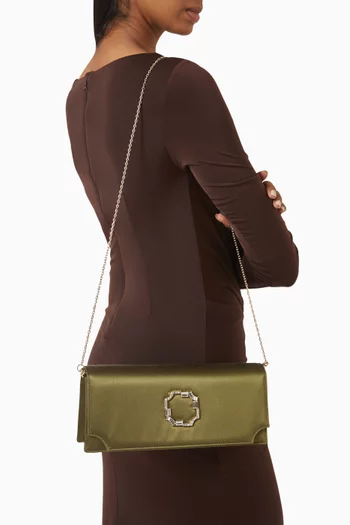 Vivien Clutch in Satin