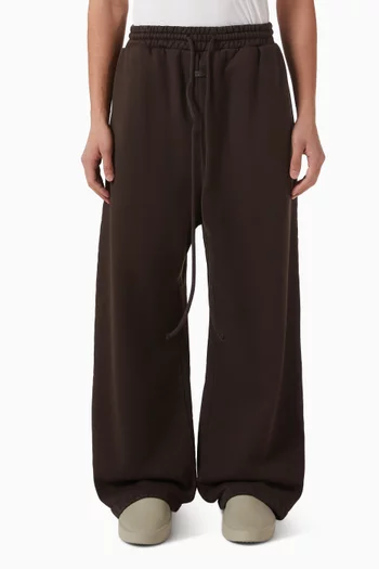 Sunfaded Wide Leg Sweatpants in Cotton Fleece