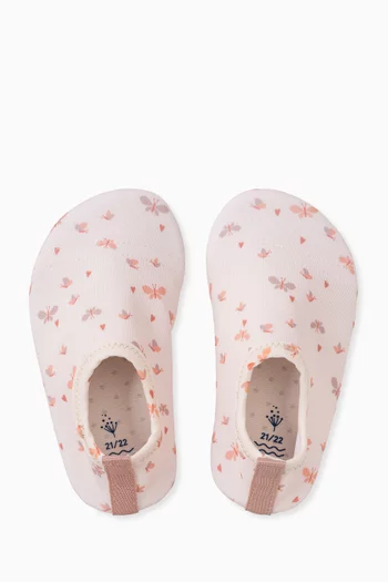 Printed UV Swim Shoes in Recycled Nylon
