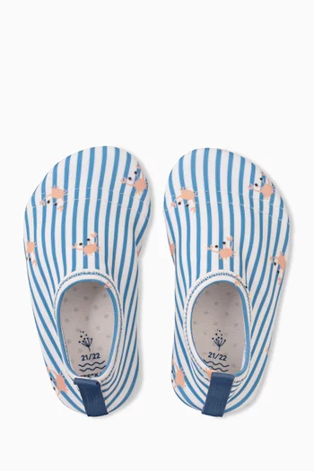 Printed UV Swim Shoes in Recycled Nylon