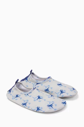 Printed UV Swim Shoes in Recycled Nylon