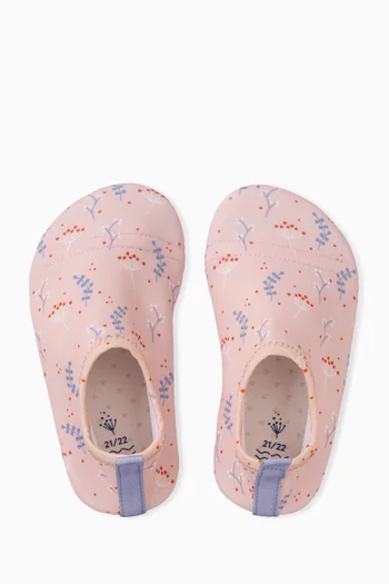 Printed UV Swim Shoes in Recycled Nylon