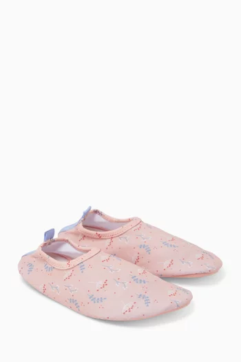 Printed UV Swim Shoes in Recycled Nylon