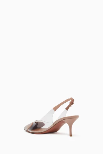 Le Cœur 55 Slingback Sandals in Patent Leather