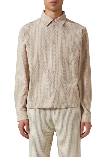 Leland Cuban Boxy Shirt in Cotton
