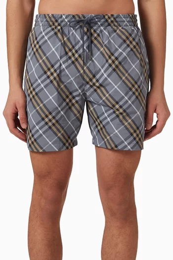 Seb Check Swim Shorts