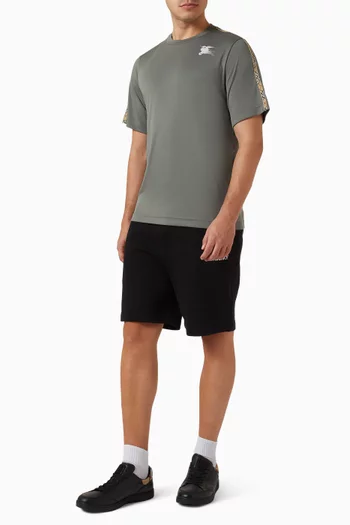 Check Trim Jersey T-shirt
