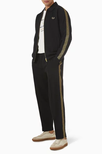 Cross Tape Track Pants in Cotton-blend