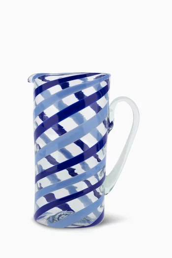Swirl Pitcher in Glass