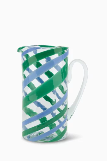 Swirl Pitcher in Glass