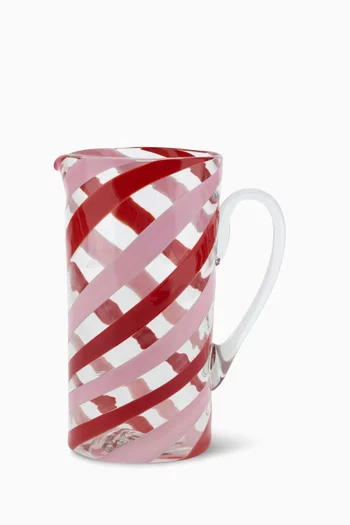 Swirl Pitcher in Glass