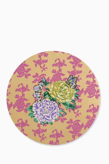 Kandem Queen Floral Placemat in Fibreboard, 34cm