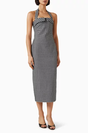 Chiara Midi Dress in Cotton-blend
