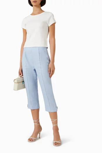 Clover Cropped T-shirt in Cotton