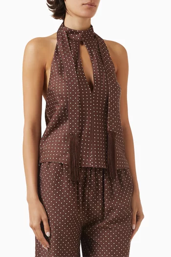 Phoebe Scarf Top in Tencel