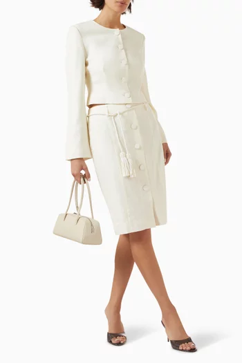 Elspeth Crop Jacket in Wool