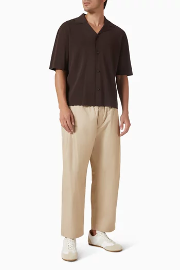 Relaxed-fit Wide-leg Pants in Cotton