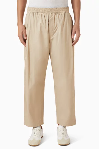 Relaxed-fit Wide-leg Pants in Cotton
