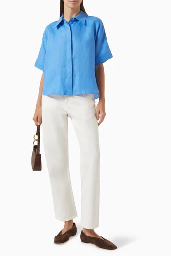 Curved-hem Shirt