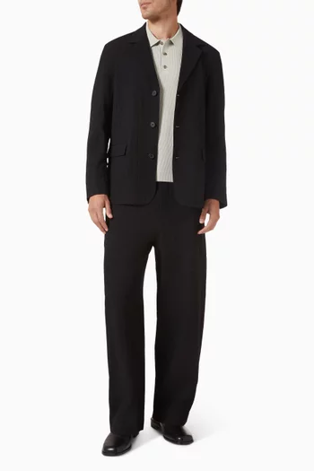 Single-breasted Blazer in Linen