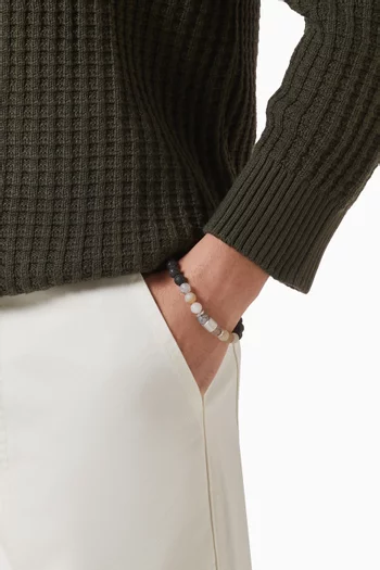 Rigato Lava Beaded Bracelet