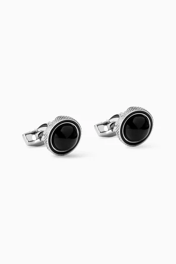 Gyrate Semi-precious Cufflinks