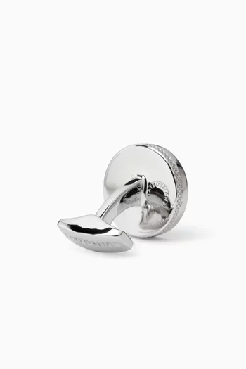 Bamboo Round Cufflinks