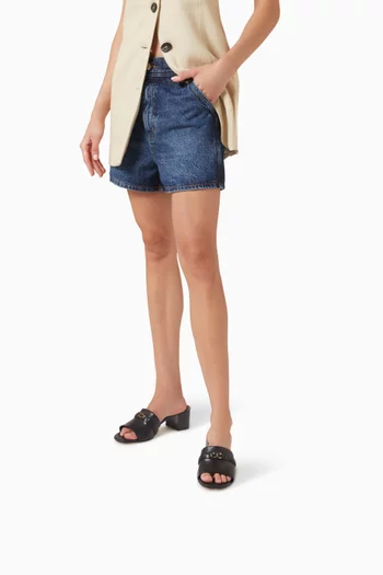 T Timeless Mule Sandals in Leather