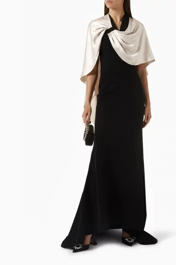 Marai Drape Shawl Dress