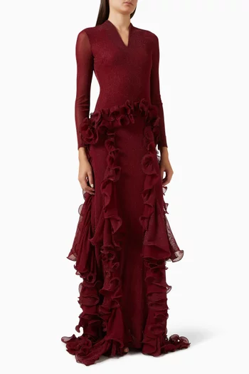 Pelican Ruffle Dress