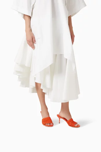 Les Cubistos Mules in Woven Leather
