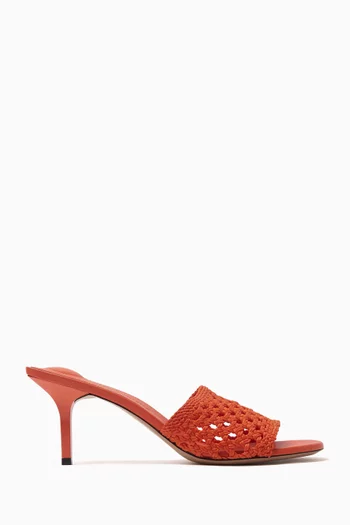 Les Cubistos Mules in Woven Leather