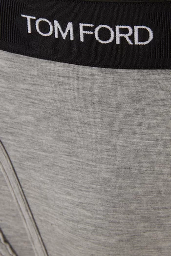 Logo-waistband Boxer Briefs in Cotton-blend
